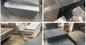 渭南 芝麻黑地铺石材