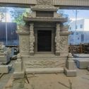 渭南 芝麻灰高档墓碑、土墓，一套也支持定做
