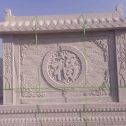 渭南 芝麻白花岗岩屏风，照壁，影壁