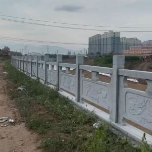 渭南 石材河道栏杆