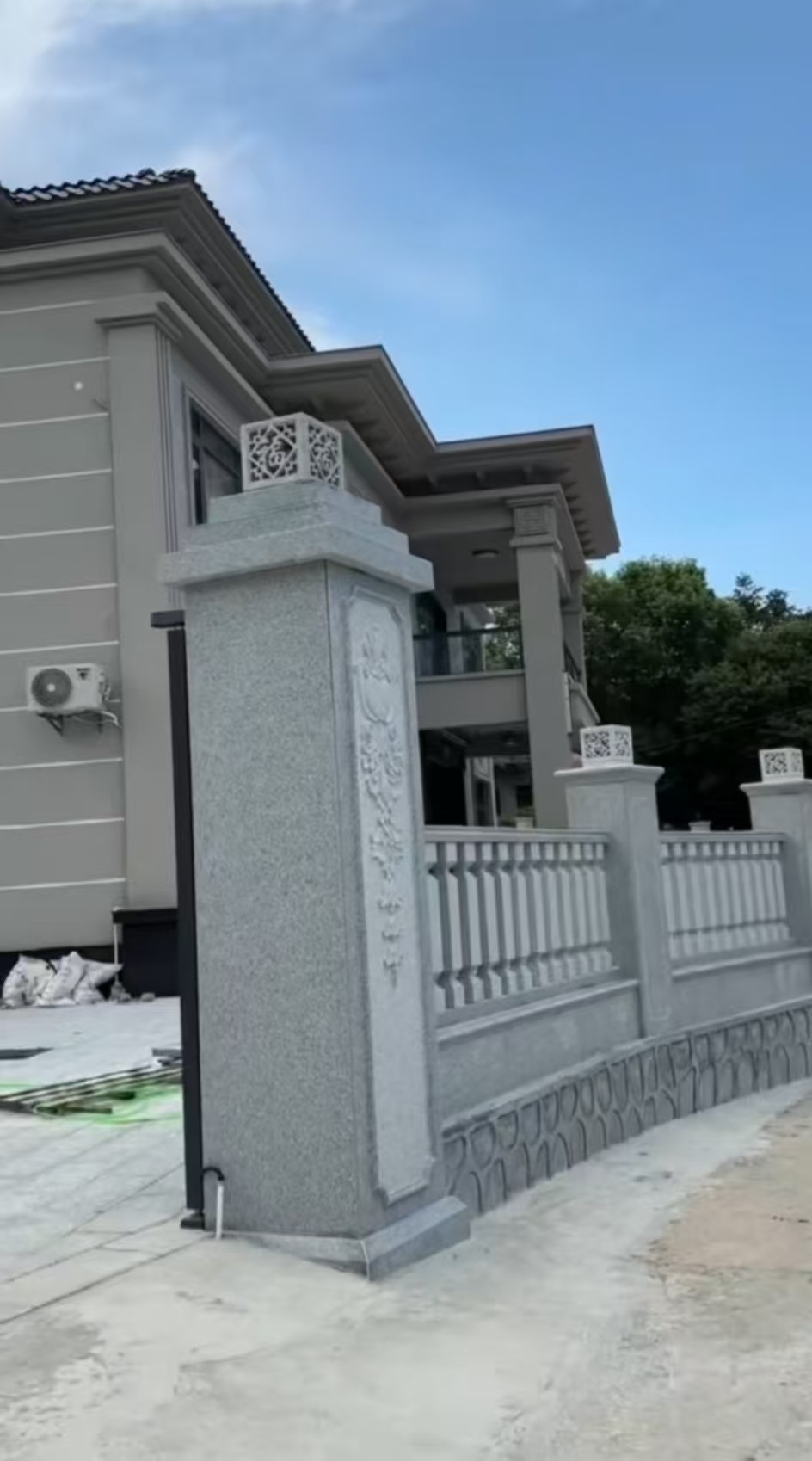 渭南 芝麻白别墅围墙栏杆，私人订制