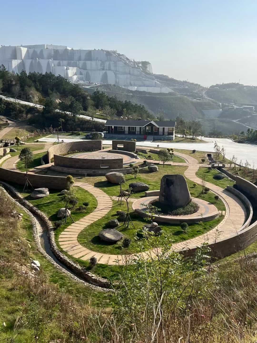 渭南仿古石铺装整体效果