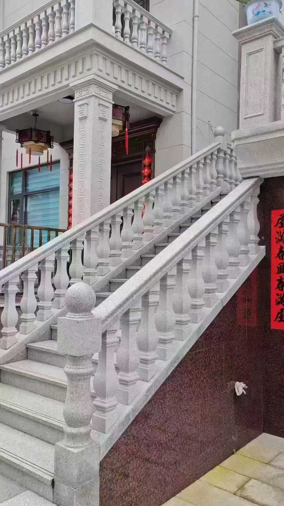 渭南 天然石材 阳台庭院护栏、栏杆