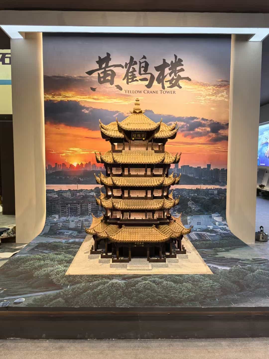 渭南仿古石文创作品-黄鹤楼