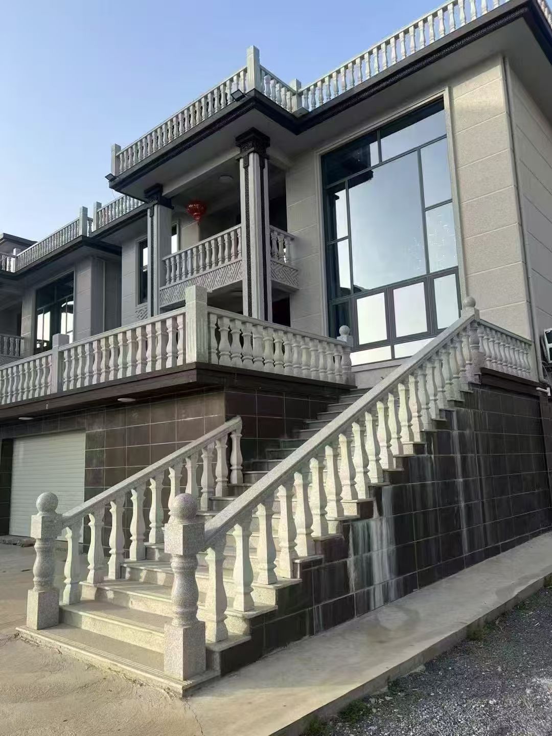 渭南 芝麻白别墅阳台栏杆，楼梯栏杆
