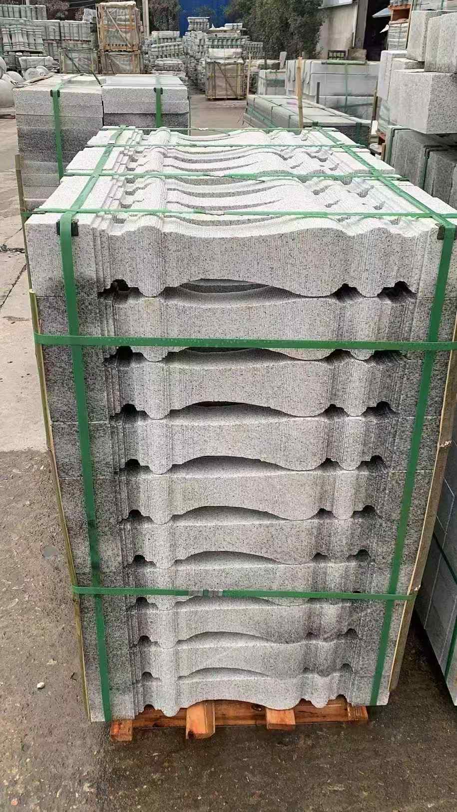 渭南 芝麻白方形拉丝面，栏杆花瓶柱