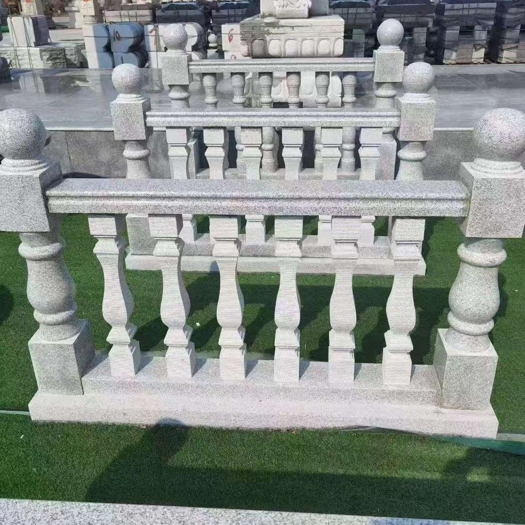 渭南 别墅石材栏杆特写