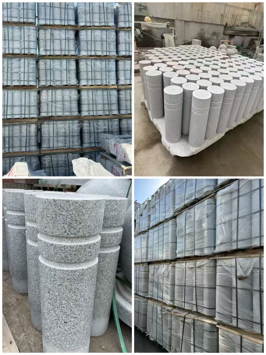 渭南 芝麻白花岗岩挡车柱、隔离柱多少钱