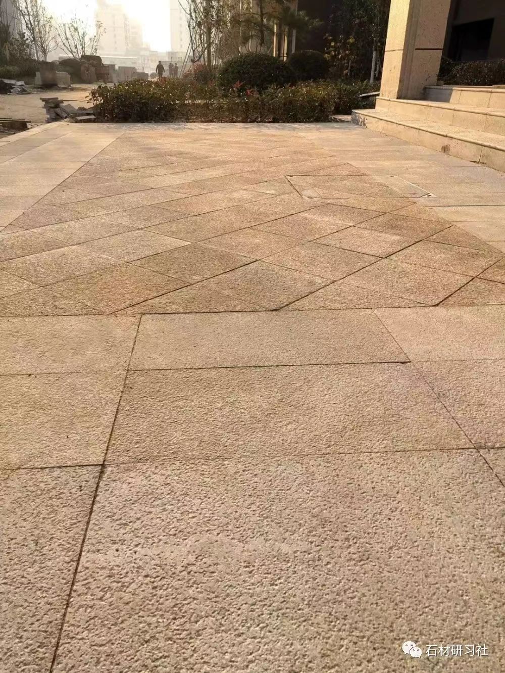 渭南黄金麻石材铺装